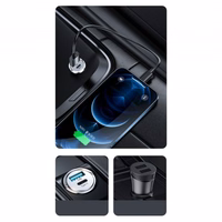 Autolaadija Joyroom "C-A45" Hall (1xUSB / 1xUSB-C / 20W)