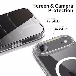 Tech-Protect Flexair Hybrid CC MagSafe Ümbris jaoks iPhone Air - Läbipaistev