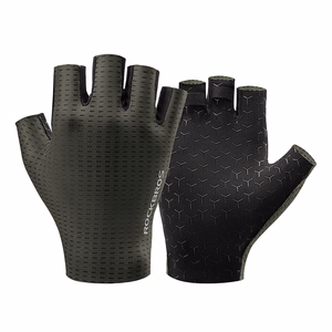 Rockbros Breathable Short Finger Cycling Gloves, Size: S - Green