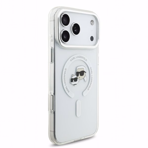 Karl Lagerfeld IML K&CH Heads Metal Frame MagSafe ümbris Apple iPhone 18 Pro Max jaoks