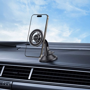 Tech-Protect N56 Magnetic MagSafe Car Hoidja jaoks Cockpit, Windshield Kinnitus - must