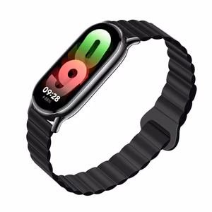 FORCELL F-DESIGN FX8 strap jaoks XIAOMI Mi Band 8 must