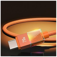 Kaabel USAMS U93 240W USB-C - USB-C 1.2m oranž