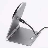 Juhtmevaba laadija Forcell F-Energy Flip Charge USB C Qi2 15W compatible with MagSafe hõbedane 0INT