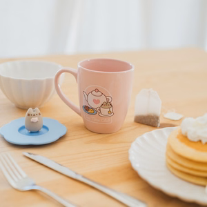 Pusheen - Ceramic mug with silicone lid and 3D figure 350 ml
