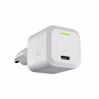 USB Charger roheline Cell PowerGaN 33 W PD 3.0 QC 3.0 1x USB-C valge