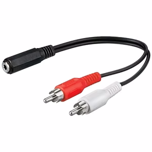 Goobay 50092 3,5 mm audiokaabli adapter