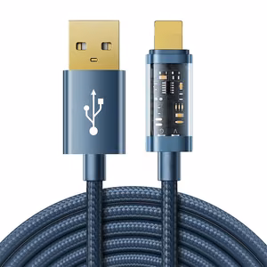 Кабель USB Joyroom "S-UL012A20" синий "Lightning" 200 см (до 20W)