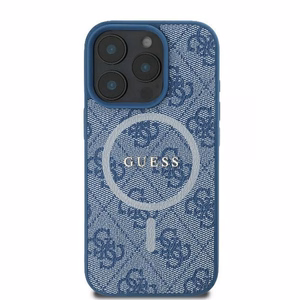 GUESS ümbris jaoks IPHONE 16 Pro compatible with MagSafe GUHMP16LG4GFRB (PU 4G Ring Classic Logo) sinine