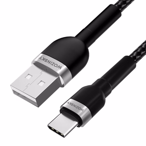Wozinsky WNBAC1 кабель USB-A USB-C 2.4A 1м - чёрный