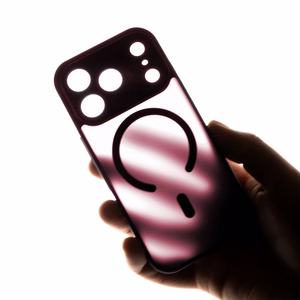 Mag Matt case for iPhone 16 6,1" maroon camera protection