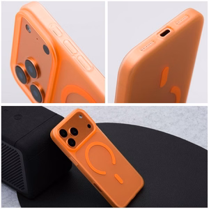 Чехол для Xiaomi Redmi Note 15 Pro 4G Go Orange совместимый с MagSafe космический оранжевый
