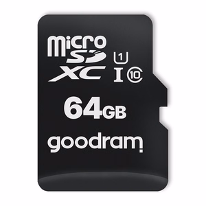 GOODRAM кардридер USB A + Micro USB ALL IN ONE M1A4 + карта памяти micro SD 64GB с адаптером SD