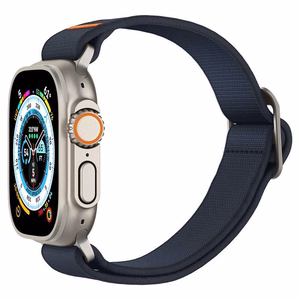 Spigen Fit Lite Ultra Strap jaoks Apple Watch 4/5/6/7/8/9/SE/Ultra (42/44/45/49 mm) - tumesinine