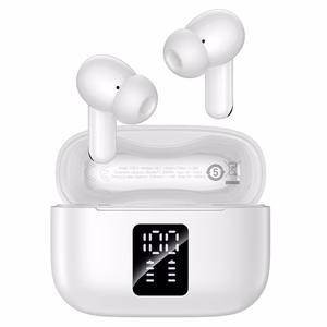 Valged TWS Bluetooth-kõrvaklapid Borofone FQ13 Astute