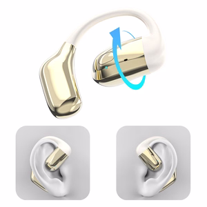 Dudao U4Pro Bluetooth universal over-ear headset for both ears - beež and kuldne