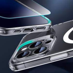 ESR Classic Pro Set Halolock MagSafe Ümbris jaoks iPhone 16 Pro Max - läbipaistev