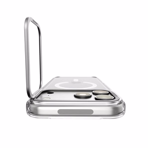 Spigen Ultra Hybrid Optik S MagSafe ümbris iPhone 18 Pro Max / 17 Pro Max jaoks, läbipaistev hõbedane
