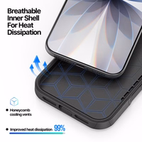 Ümbris Dux Ducis Shld Apple iPhone 17 must (Triangle Pattern)