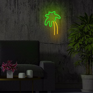 Neon LED Light PALM roheline oranž NNE04 Neolia