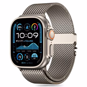 Tech-Protect Milano strap jaoks Apple Watch 6 / 7 / 8 / 9 / 10 / SE / Ultra 1 / 2 (44 / 45 / 46 / 49 MM) - titanium