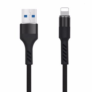 Maxlife MXUC-01 kaabel USB - Lightning 1,0 m 2A must nailon