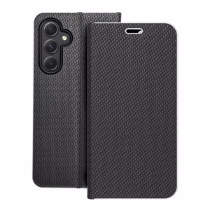 Flip чехол для Samsung A54 5G Luna Book Carbon черный