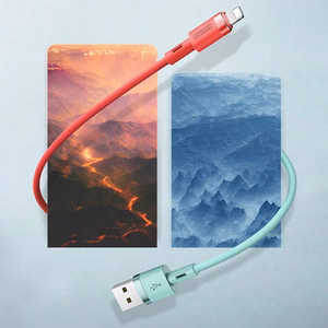 Joyroom Liquid Silicone Data Kaabel N2 USB-A / Lightning 2.4A 1.2m - must