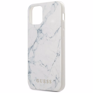 Guess Marble Чехол для iPhone 12 mini 5.4" - белый