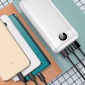 VEGER powerbank 20000 mAh PD QC3.0 2A20W L20S (VP2039PD / W2039PD) valge