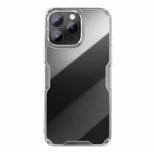Nillkin Nature Pro Ümbris jaoks iPhone 16 Pro - läbipaistev and valge