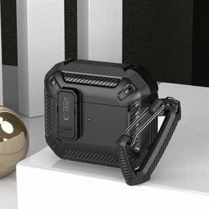 Tech-Protect X-Carbo Case for AirPods Pro 1 / 2 - Black