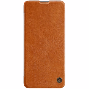 Чехол-книжка Nillkin Qin для Xiaomi Redmi Note 11 Pro+ (China) / Redmi Note 11 Pro (China) / Mi11i HyperCharge с защитой камеры коричневый