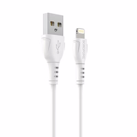 Borofone Kaabel BX51 Triumph - USB to Lightning - 2,4A 1 metre valge