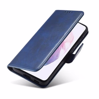 Magnet Case Elegantne ümbris Flip Cover Samsung Galaxy S22 + (S22 Plus) sinine