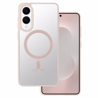 Acrylic Color Magsafe Ümbris jaoks Samsung Galaxy S25 Edge light roosa