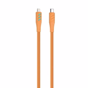 Havit CB6255 - USB laadimiskaabel Type C Lightning, 1 m (oranž)