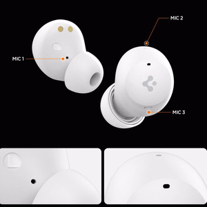 Беспроводные наушники Spigen SA2401 ANC Pro - белые