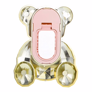 Phone stand BEAR - stick-on - kuldne