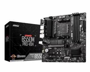 MSI B550M PRO-VDH AM4 mATX MB