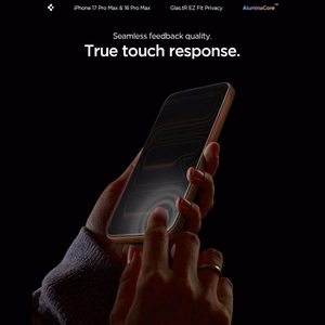 Spigen Glas.tR EZ Fit Privacy Karastatud klaas jaoks iPhone 16 Pro Max / 17 Pro Max - 2 pcs.