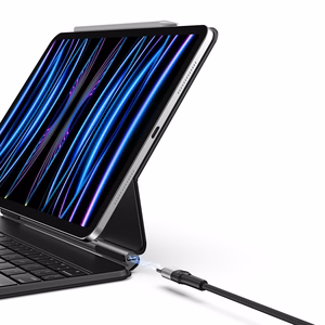 Dux Ducis Keyboard (MK Series) ümbris with Bluetooth keyboard jaoks iPad Air 4 / 5 / iPad Pro 11" 2018-2022 - must