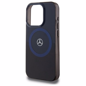 Mercedes MB Double Layer BiColor MagSafe Ümbris jaoks iPhone 16 Pro Max - sinine
