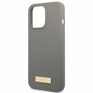 Guess GUHMP13LSPLG iPhone 13 Pro / 13 6.1" hall/hall hard ümbris Silicone Logo Plate MagSafe