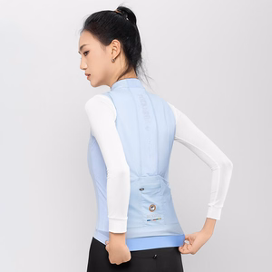 Rockbros TLMJ003 ROAD TO SKY women's lightweight breathable cycling vest M - blue