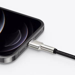 USB cable jaoks Lightning Baseus Cafule, 2.4A, 1m (must)
