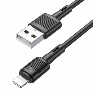 Кабель USB A to Lightning Hoco 2,4A 1 м X83 чёрный