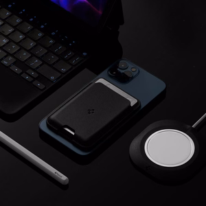 Spigen Valentinus magnetiline rahakott MagSafe'iga - must