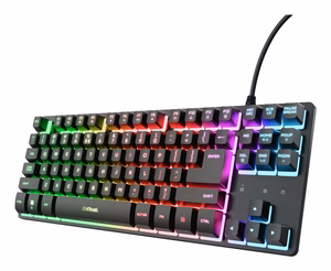 Trust GXT 833 Thado TKL mänguklaviatuur USB QWERTY US English must