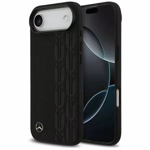 Mercedes Leather Laurel Leaves MagSafe Ümbris jaoks iPhone Air - Must